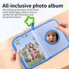Interactive Toddler Photo Album Baby First Year Family Pictures Book with Chewable Rings and Shatters Resistant Mirror