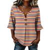 Long Sleeve Shirts for Women Womens Long Sleeve Tops Long Sleeve Tops for Women Womens Long Sleeve T Shirts Casual Striped V Neck Blouse