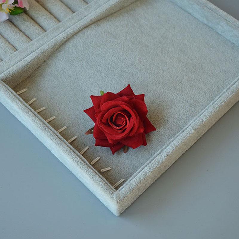 Barrette latérale rose rouge vintage pour spectacles de danse