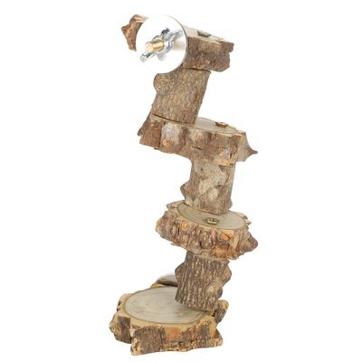 2PCS Parrots Platform Climbing Ladder Climbing Toy Wood Ladder Small Animal Cage Accessories