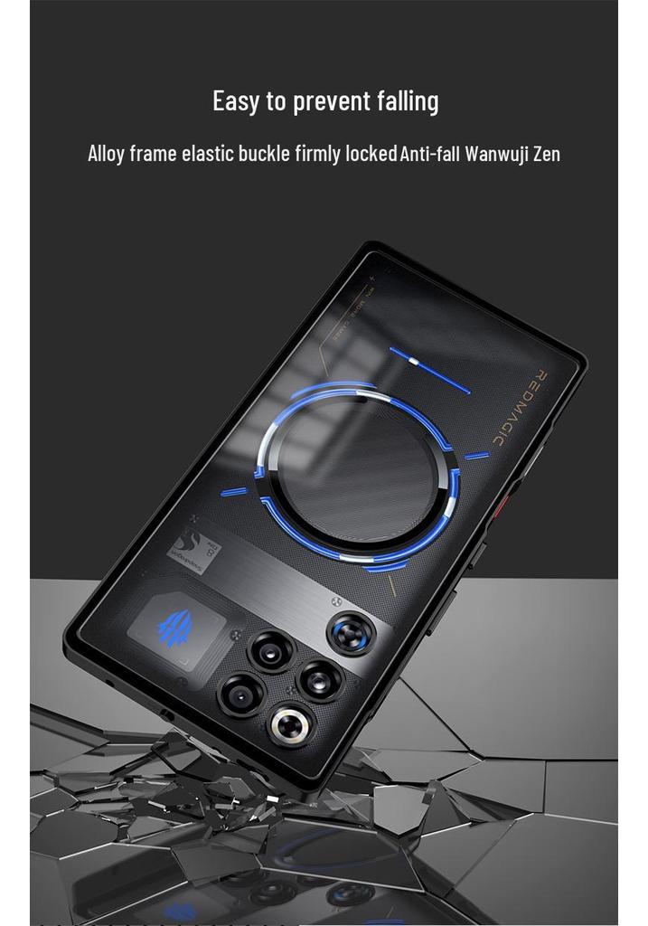 RedMagic 11 Pro+ Magnetic Gaming Case with Zero-Touch Metal Heat Dissipation