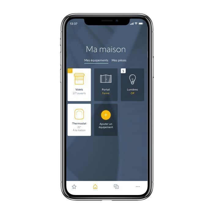 Somfy 1870998 - pack tahoma switch + 1 prise connectée io - commande intelligente compatible io, rts, zigbee 3.0, multiprotocole &amp;