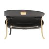 Tory Burch Emerson Silver Double T Logo Minimalist Flap Closure Detachable Shoulder Strap Leather Crossbody Tote Bag Women Bags Black 134841-001