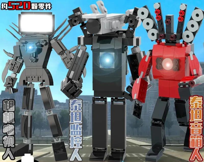 2023 Skibidi Toilet Man VS Monitor Blocchi da Costruzione Camerman Titan Speakerman Giocattolo Fai da Te Set di Figure Speakerman per Bambini Regalo