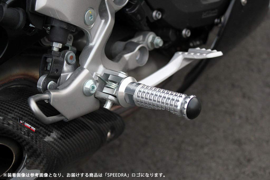 SSK Machined Aluminum Step Standard Type for Rider Mounting Part Color: Black, Step Bar Color: Gold