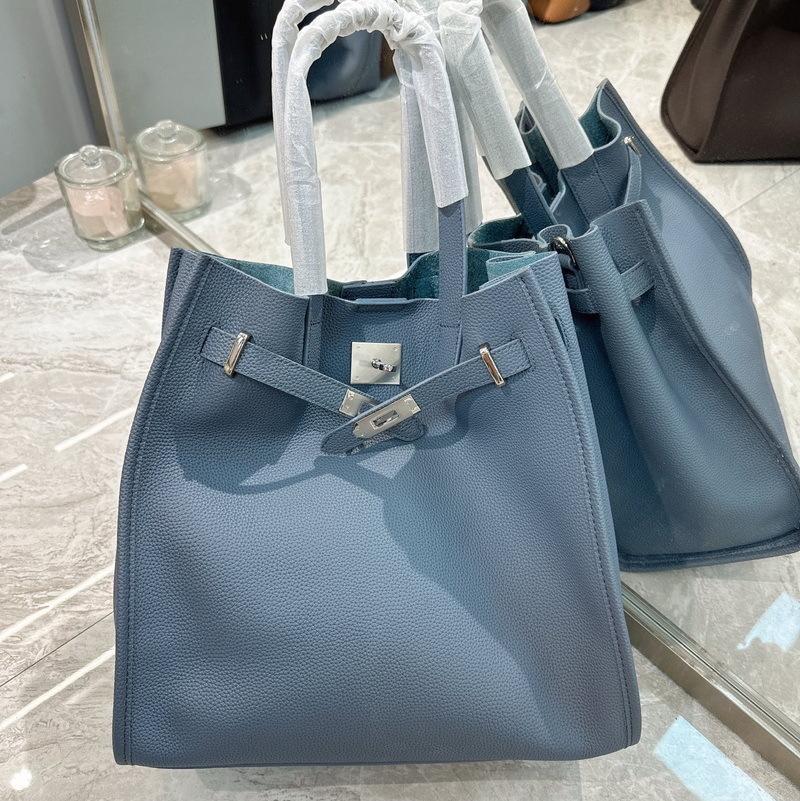 Bolsa Tote Casual Modificada de Couro Bovino de Primeira Camada (S12-52764)