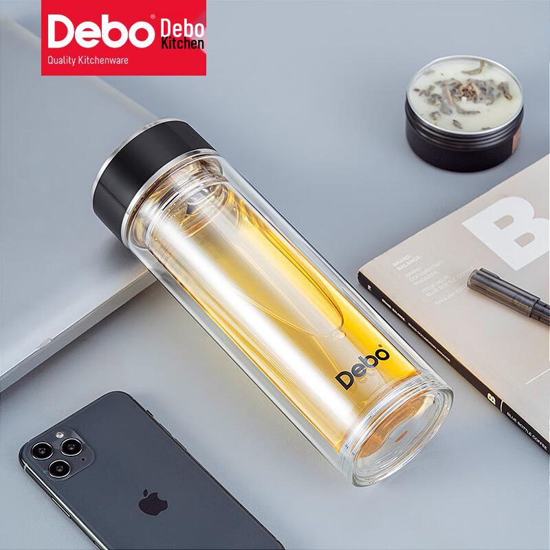 Debo Tea Infuser Glass Bottle 300ML