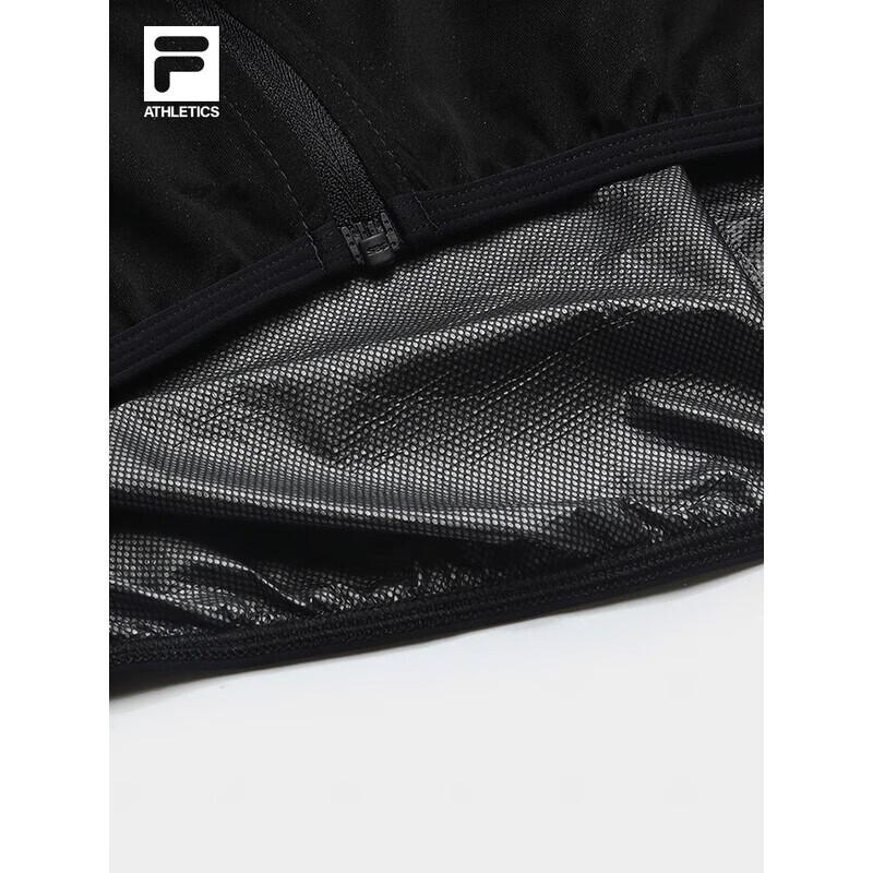 FILA Unisex Cycling Slim Fit Stand Collar Knitted Jacket