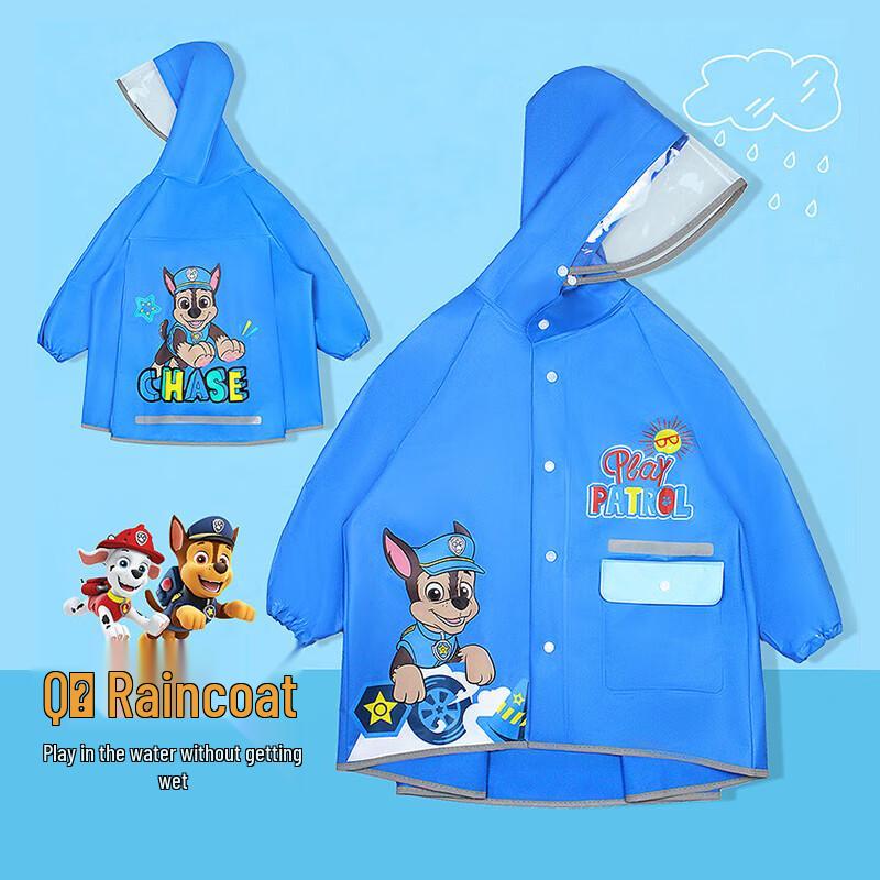 PAW PATROL Kinder-Regenmantel mit Rucksackschlitz