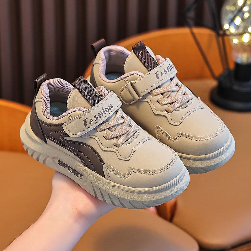 New Autumn Boys' Shoes, Children's Sports Sneakers, Soft-soled Casual White Shoes, Trendy Girls' German Training Shoes