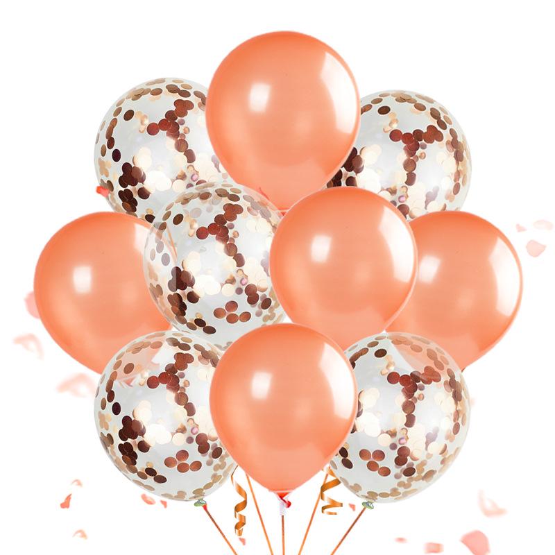 Decorative Latex Confetti Balloons Set for Birthdays and Weddings