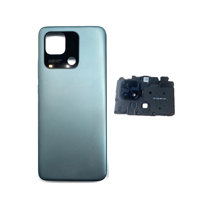 Original New Back Cover For Xiaomi Redmi 10A Battery Cover Rear Door Housing with Camera Frame Lens Replacement