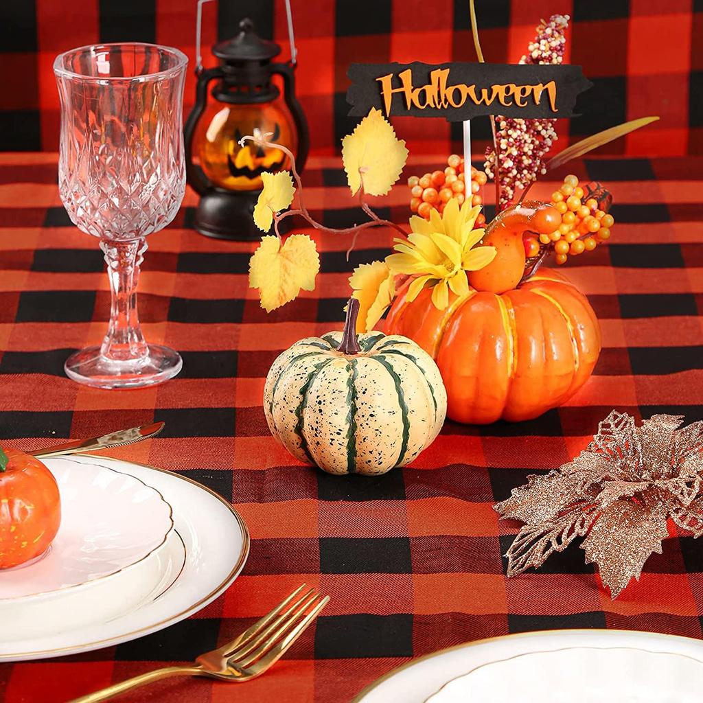 Red and Green Plaid Brushed Polyester Cotton Fabric for Christmas - Shirt, Dress, Tablecloth