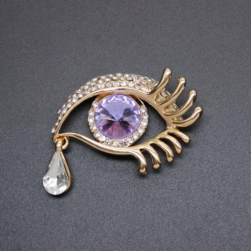 Creative Enamel Devil Eyes Office Causal Brooch Women'S Waterdrop Eyes Corsage Pin Accessories Gift