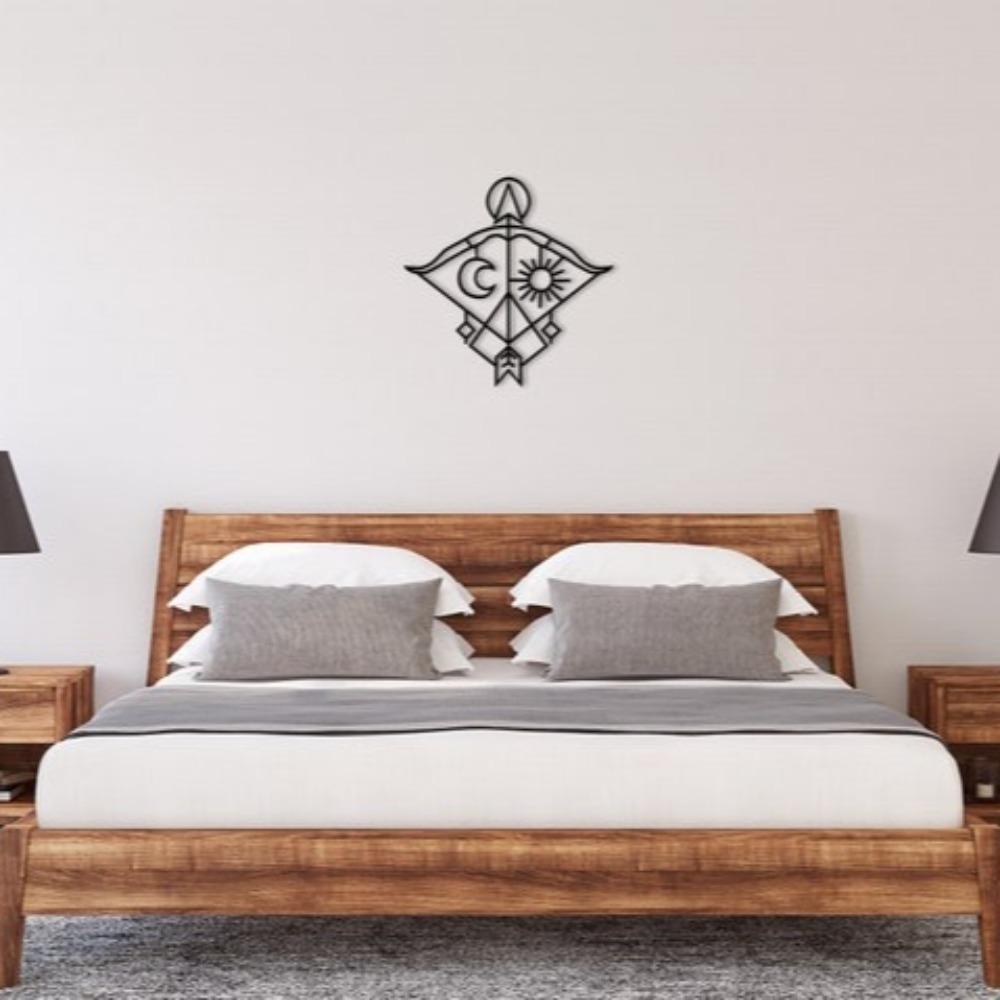 Sagittarius Metal Wall Art Zodiac Sign Home Decor