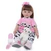 Neue Design KEIUMI Reborn Puppen Babys 60 cm Lebensechte Prinzessin Boneca Reborns Langes Haar DIY Spielzeug Für Kinder Geburtstag weihnachtsgeschenk