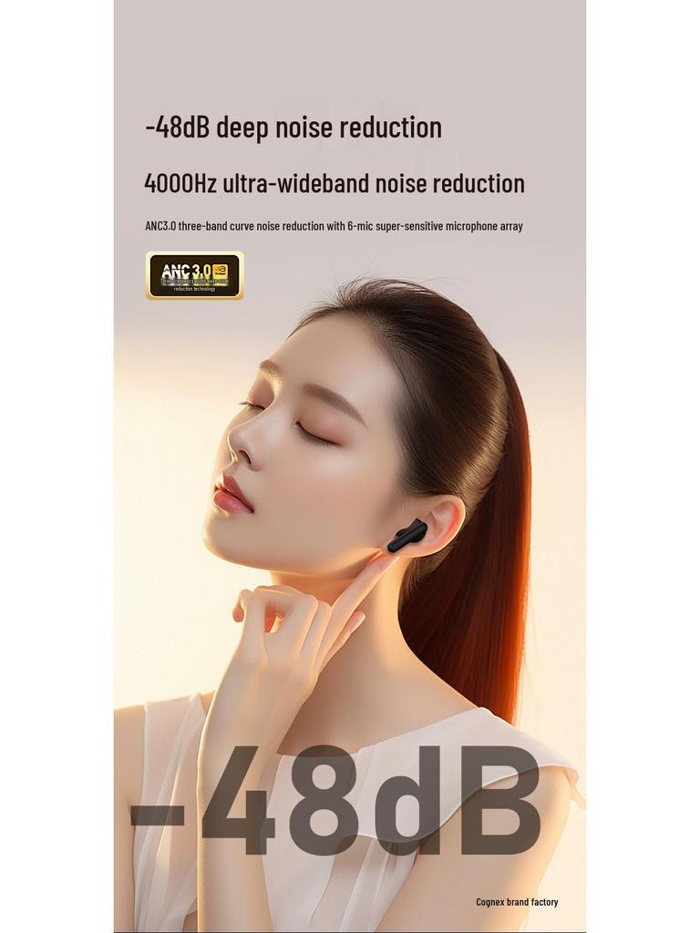 2025 Bluetooth Earbuds with AI Translation & Noise-Cancelling Dual Microphones