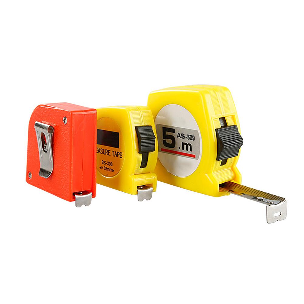 ABS+Stainless Steel Tape Measure Portable Red Yellow 1 Pcs