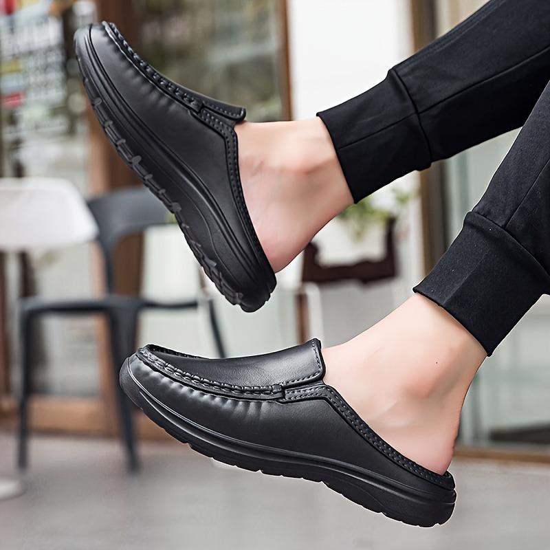 Baotou Men's Half-slipper Summer New Style Lazy Man's One-foot Sandal Men's Anti-slip Outerwear Thick-soled Casual Driving Shoes