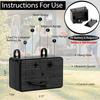 Long Range 50ft Anti Barking Devices 3 Modes Universal Bark Box 270° Coverage Portable Cat Snake Repellent Tool Outdoor Indoor