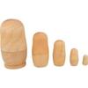 5 poupées russes bois à décorer