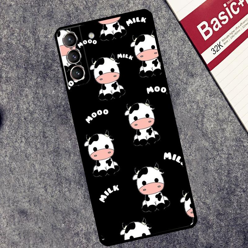 Cut Cow Case For Samsung Galaxy S26 S25 Ultra S20 S21 S22 S23 S24 Ultra S10 Plus S25 FE Cover Coque