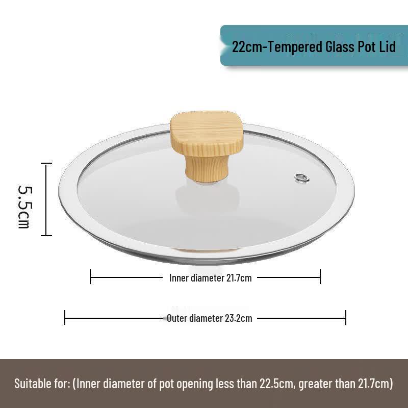 Qiwei Visible Glass & Stainless Steel Universal Pot Lid