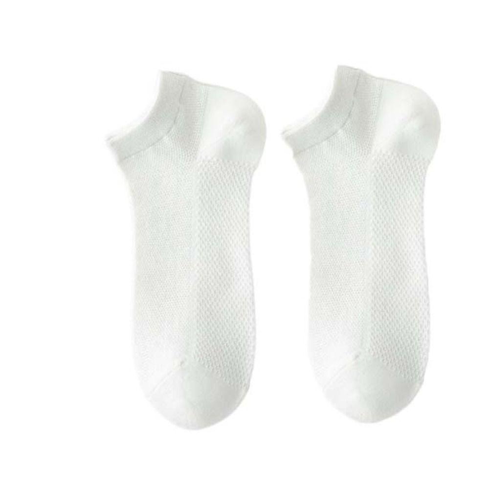 Thin Short Running Socks Solid Color Sports Boat Socks Soft Summer Mesh Socks  Women