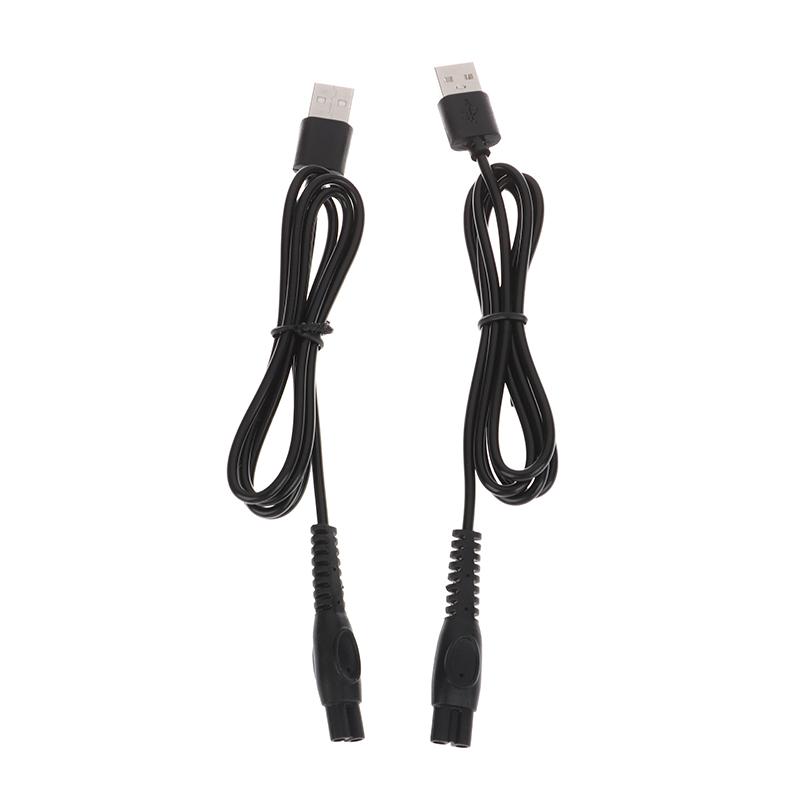 5-Pcs USB Charging Cable Electric Shaver 5V Power Cord Replacement Charger Compatible with PQ888 S5830 S5831 S5832 S1113 Razor