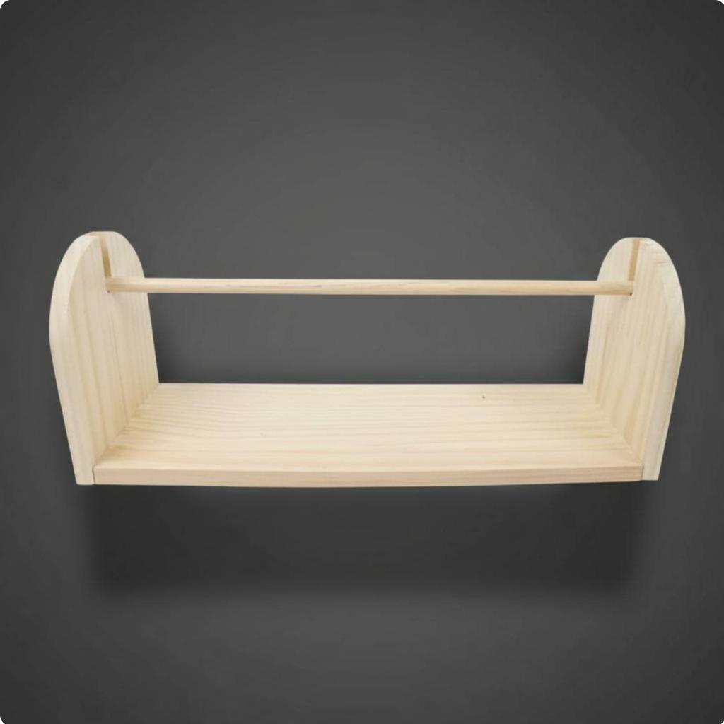 Yarn Spool Rack Knotsnag-resistantFree Wooden Yarn Holder Crafting Supply Sturdy Wood Even Rotation for Crocheters