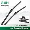 Pro Suzuki Liana 2001-2007 2002 2003 2004 2005 2006 Stěrač Přední Stěrače Čelní Sklo Okno Kartáč 22"+19"