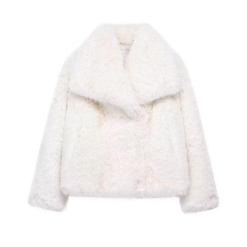 Kaslead New Arrival Women's Clothing Fashion Style Artificial Fur