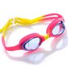 Boxed children's silicone anti-fog swimming goggles