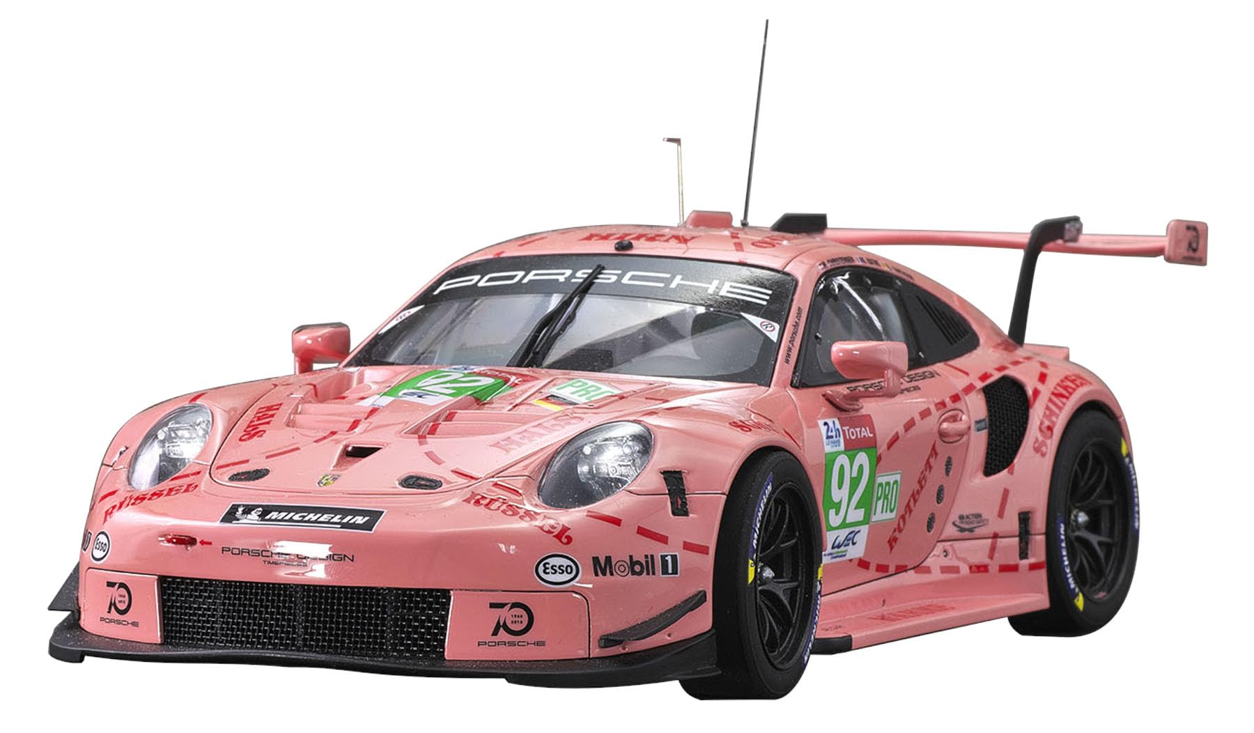 

PLATZ/NuNu 1/24 Серія гоночних автомобілів 911 (Тип 991) RSR 2018 24 години Ле-Мана Переможець класу Пластикова модель-конструктор PN24040