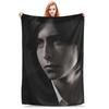 Aidan Gallagher Blanket Portable Fleece Sofa Throw Blanket for Home Bedroom Office Throws Bedspread Quilt