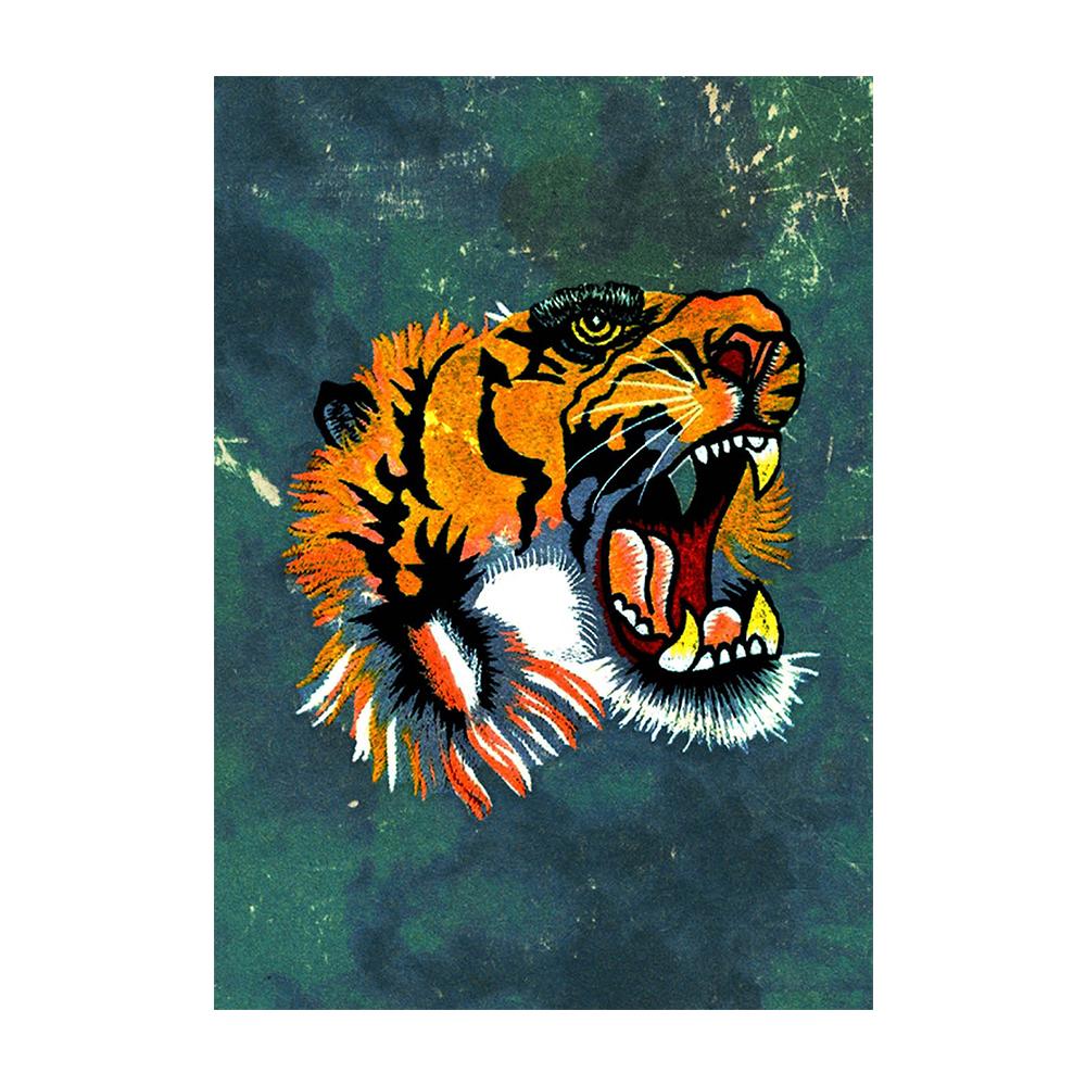 Fashion Bee Tiger Poster digital de marcă de lux Imprimare pe pânză Pictură Vintage Serpe Wall Art Picture pentru living Home Decor