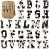 Xiao Tian Coloré 7cm Chenille A-Z Alphabet Patch en Tissu Brodé pour Sacs