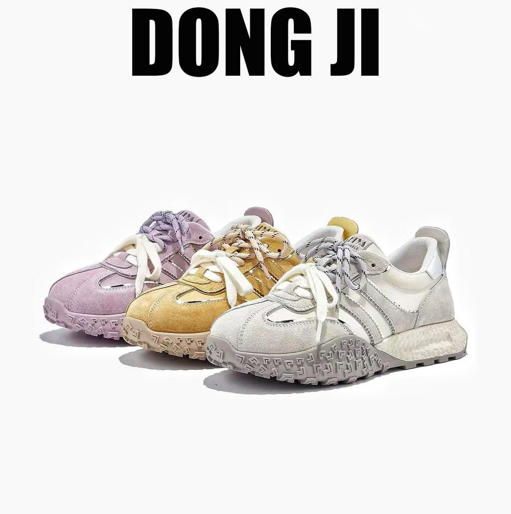 Leather versatile Forrest Gump shoes 2025 spring new soft sole not tired feet sports and leisure dad shoes fashion white shoes