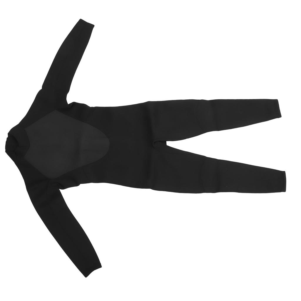 3mm Neoprene Wetsuit UV Full Body Diving Suit Sleeve Front Zip Wetsuit for Diving Snorkeling Surfing Swimming Black