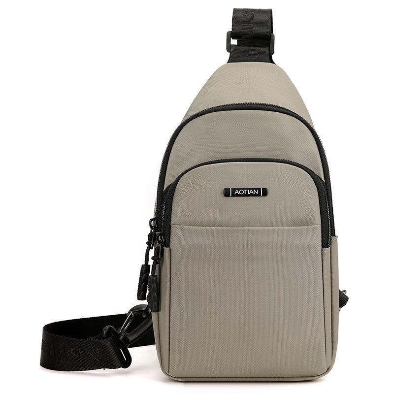 

Мужская сумка через плечо, дорожная сумка на грудь, сумка через плечо из Оксфорда легкие хаки