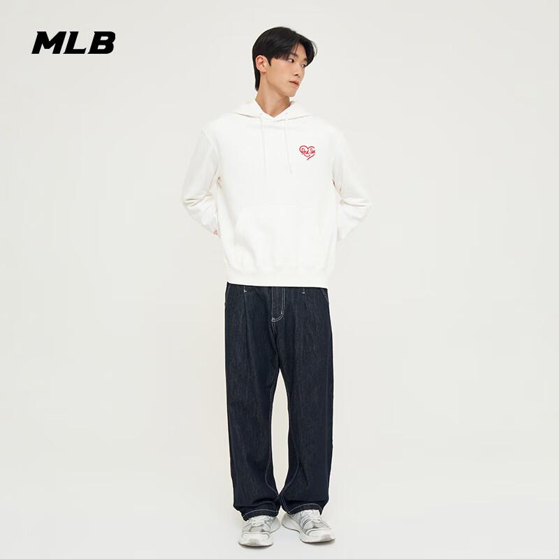 MLB Unisex Love Heart Logo Hoodie