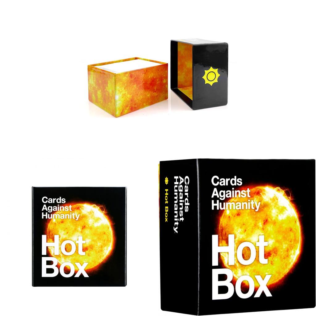 Cards Against Humanity Hot Box Card Game With Copper Paper Material For Party And Family Fun