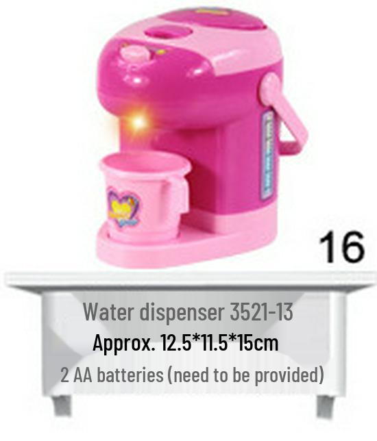 Children's Pretend Play Kitchen & Home Appliance Set: Electronic Scale, Meat Grinder, Hair Dryer.