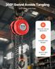 VEVOR Hand Chain Hoist, 1 Ton Capacity, Manual Chain Block with Upgrade G70 Galvanized Chain, 6 M Lifting Height