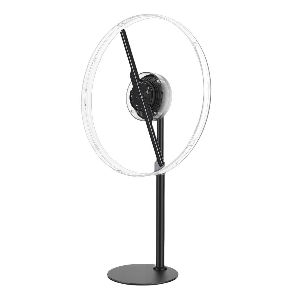 3D-Hologramm-Ventilator mit Abdeckung 12,59 Zoll 3D-Holografischer Ventilator-Projektor Werbedisplay mit Fernbedienung 234 LED-Perlen