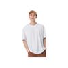 Under Armour Camiseta de Manga Corta Oversized de Peso Pesado Ua para Hombre, Tops de Color Sólido con Cuello Redondo, Blanco 1384037-100
