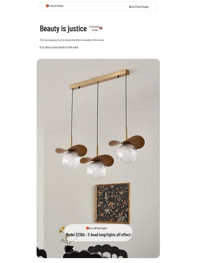 Vintage Chandelier: Artistic Retro Light for Dining, Living Room, or Bedroom
