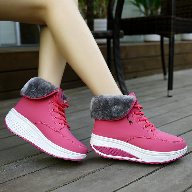 Waterproof Winter Women Boots Warm Women's Snow Boot Outdoor Sneakers Fur Platform Ankle