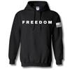 Sleeve Printed Charlie Kirk Freedom Hoodie, US Flag Hoodie