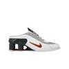 Martine Rose X Shox Mule MR4 Metallic Platinum Varsity Red Women Sneakers Grey White Dark-Charcoal IM5420-100